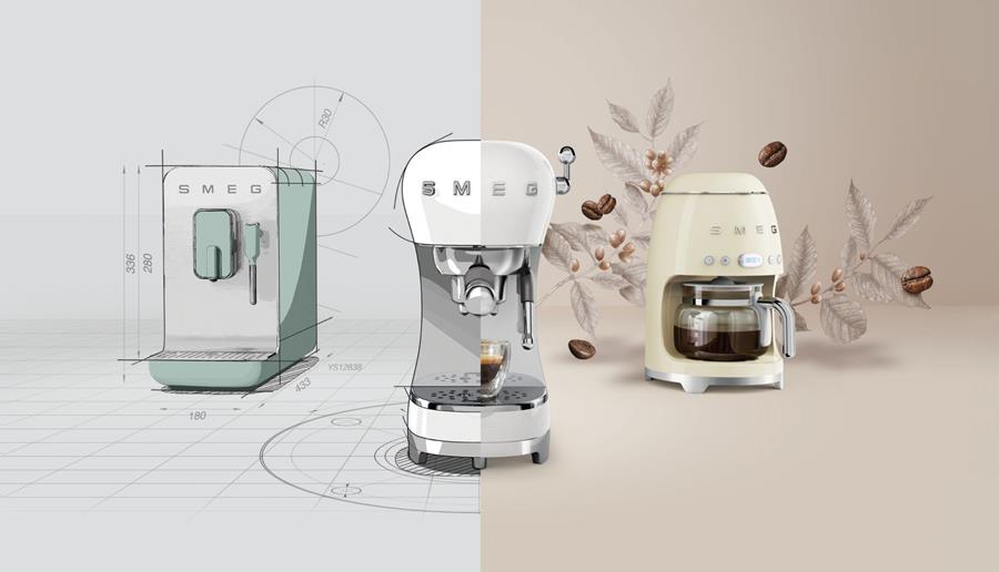 Ontdek SMEG koffiemachines online