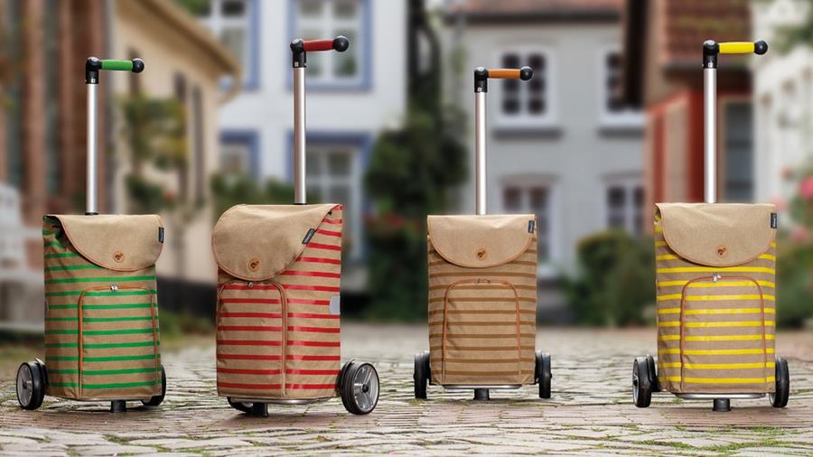 Praktische, stijlvolle boodschappenwagens