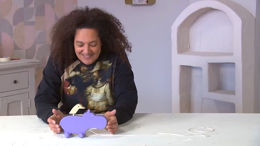 Houten trekspeelgoed zelf maken