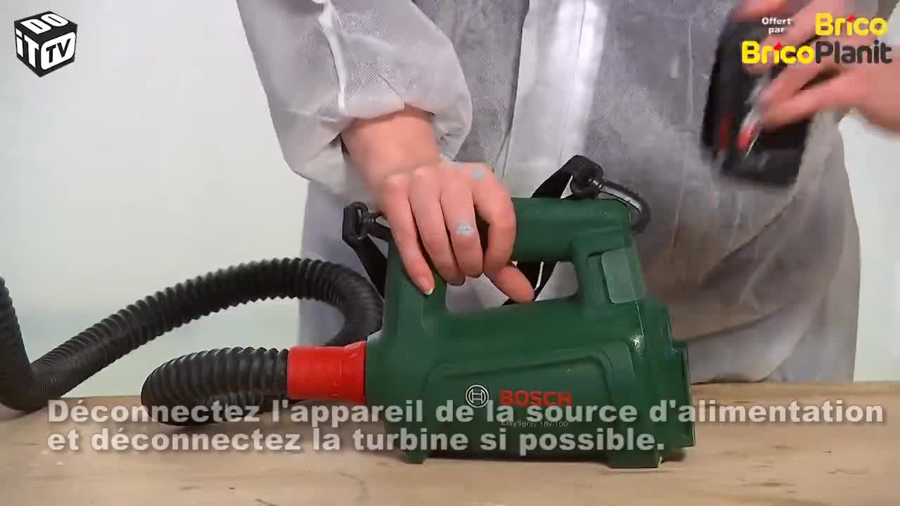 Comment nettoyer un pulvérisateur de peinture?